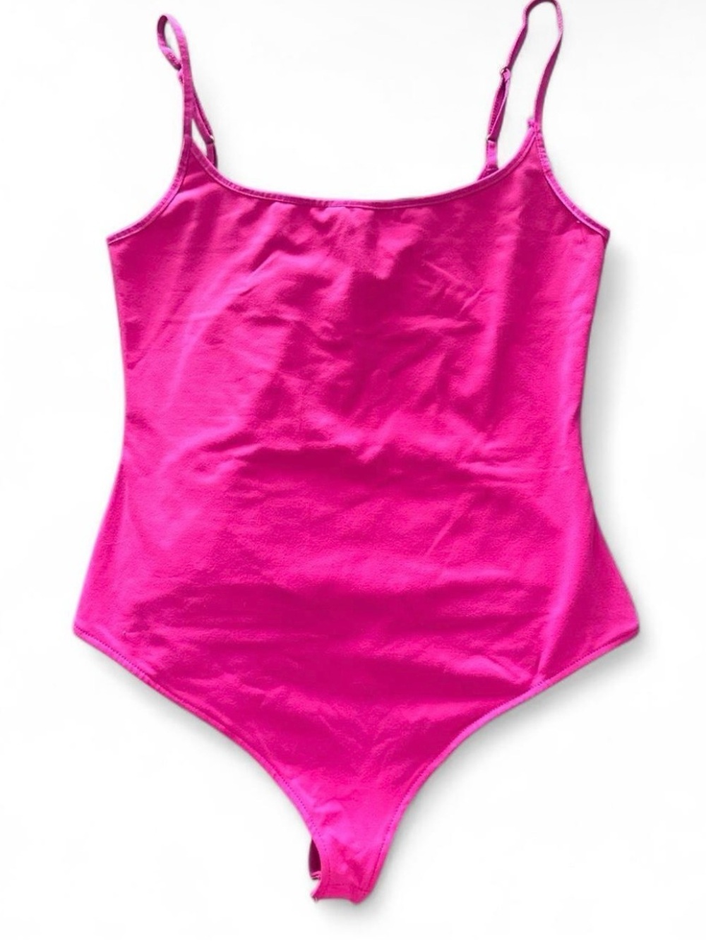 Free People Hot Pink One-Piece Bodysuit
